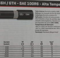 Mangueira hidráulica SAE 100R6