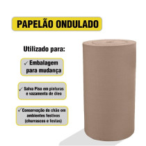 papelão onda dupla B C ondulado