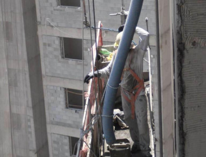 Mangueira para argamassa