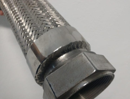 Tubo flexível trançado inox